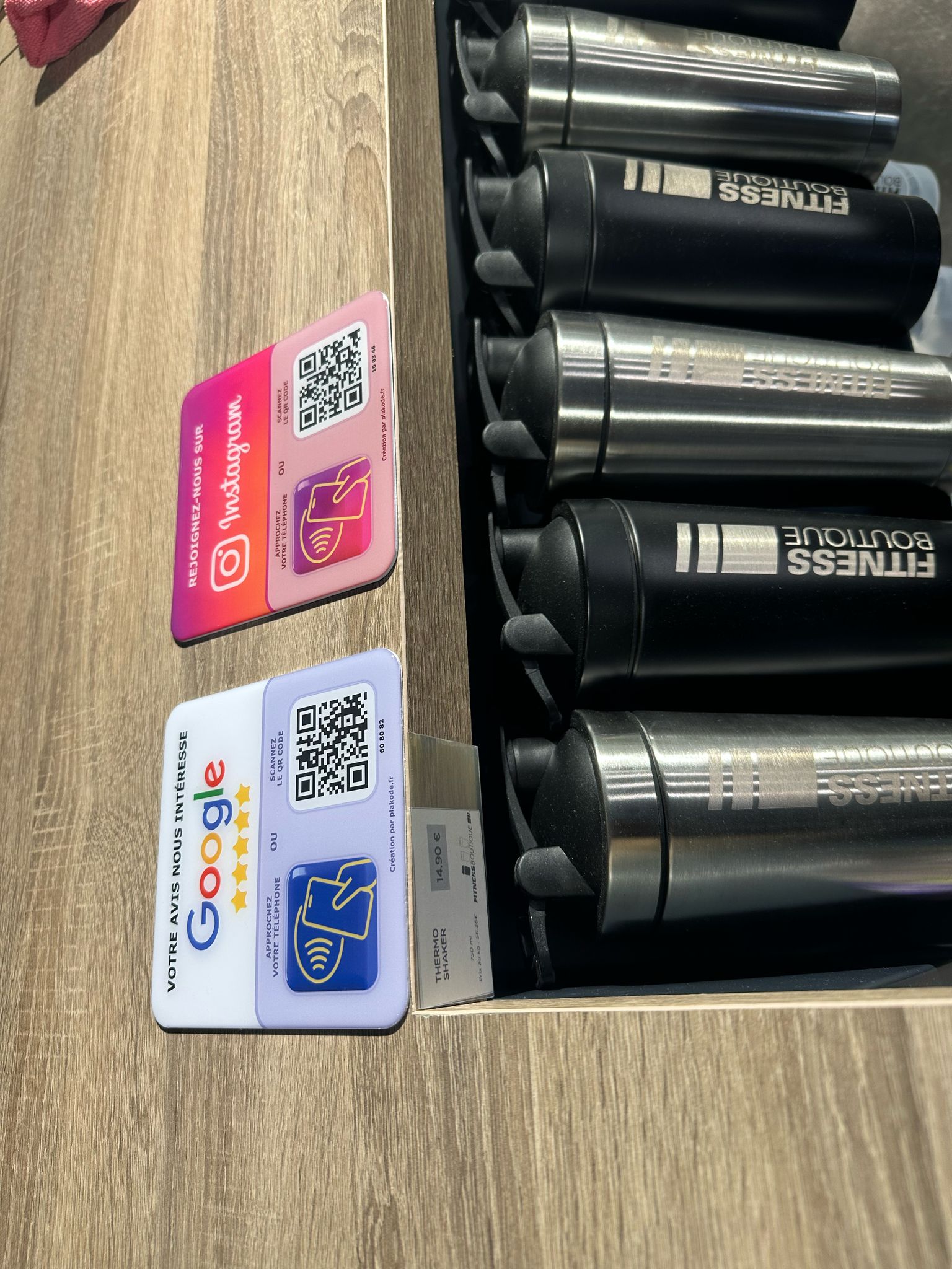 Mise en situation Plaque Instagram