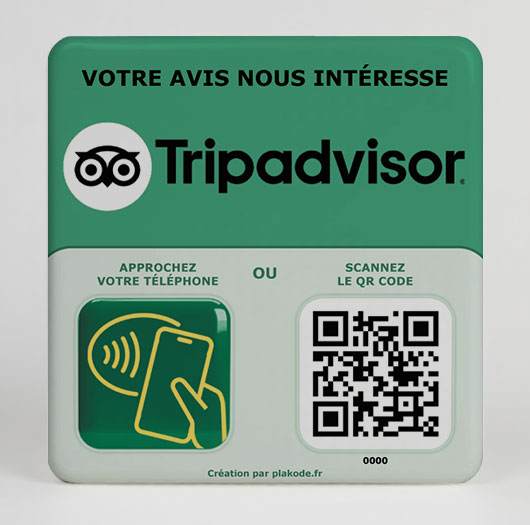 Plaque TripAdvisor